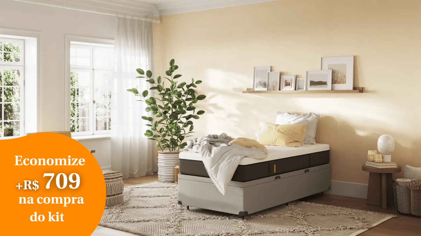 Kit Personalizável Cama Baú + Colchão 1